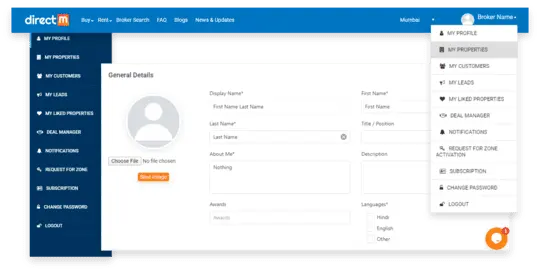 DirectM Broker Platform